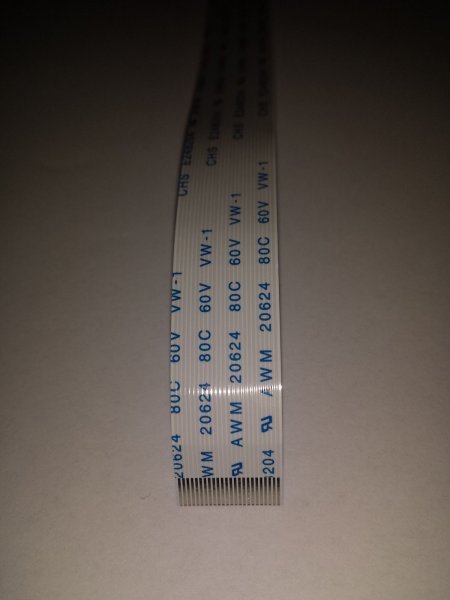 FFC Flachbandkabel A 24 Pin 0.5 Pitch 18cm Flat Ribbon Cable Flex AVM20624 20624