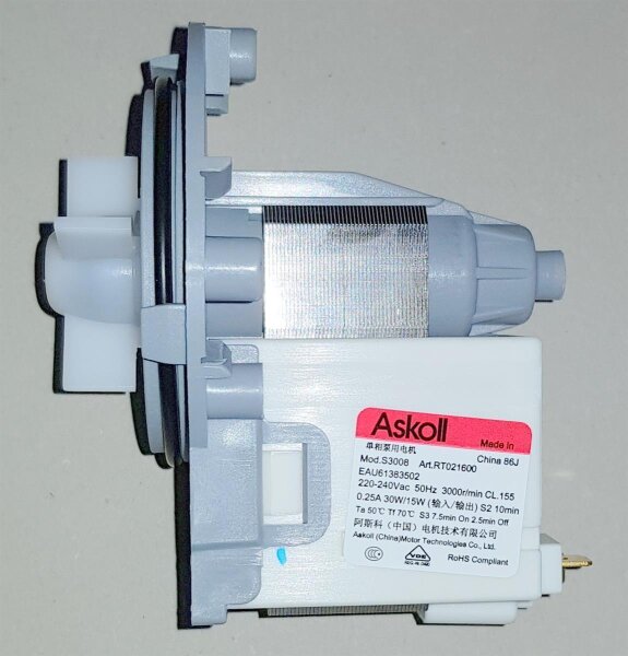 LG - 4681EA2002F - Ablaufpumpe, Laugenpumpe, Pumpe, Waschmaschine, Waschtrockner